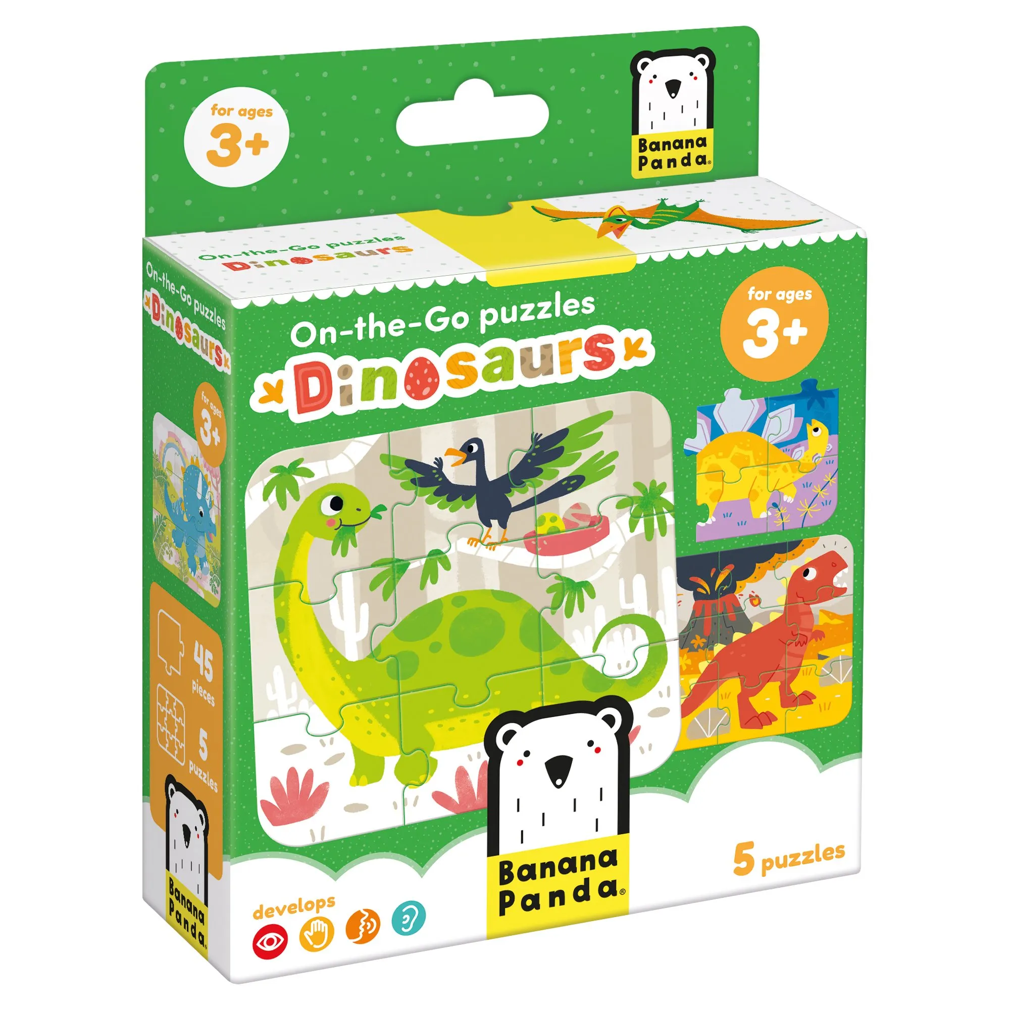 Puzzles Portáteis Dinossauros