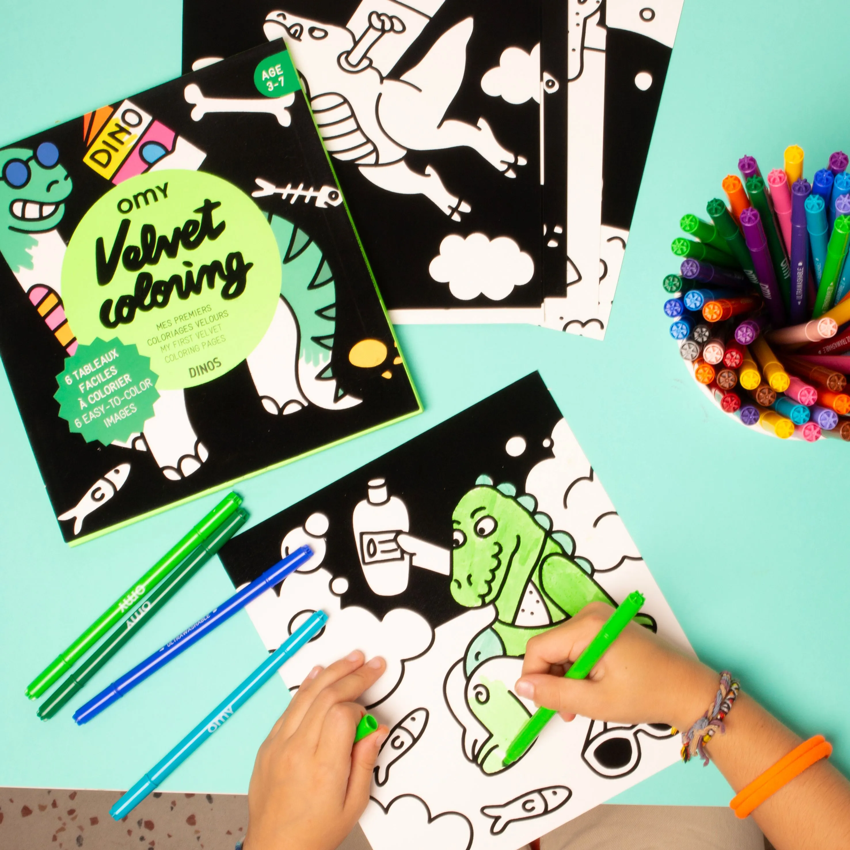 Dino Veludo para Pintar