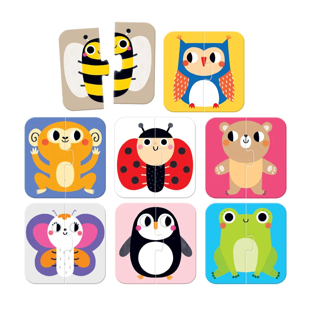Puzzle Portátil – Metades Animais