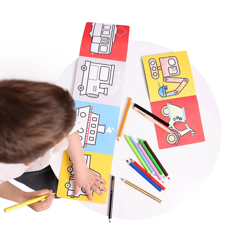 Livros de Pintar XXL – Veículos