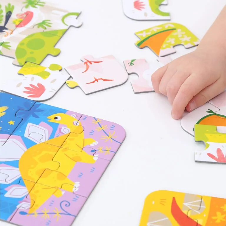 Puzzles Portáteis Dinossauros