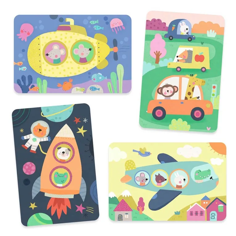 Colorir com Água – Transportes