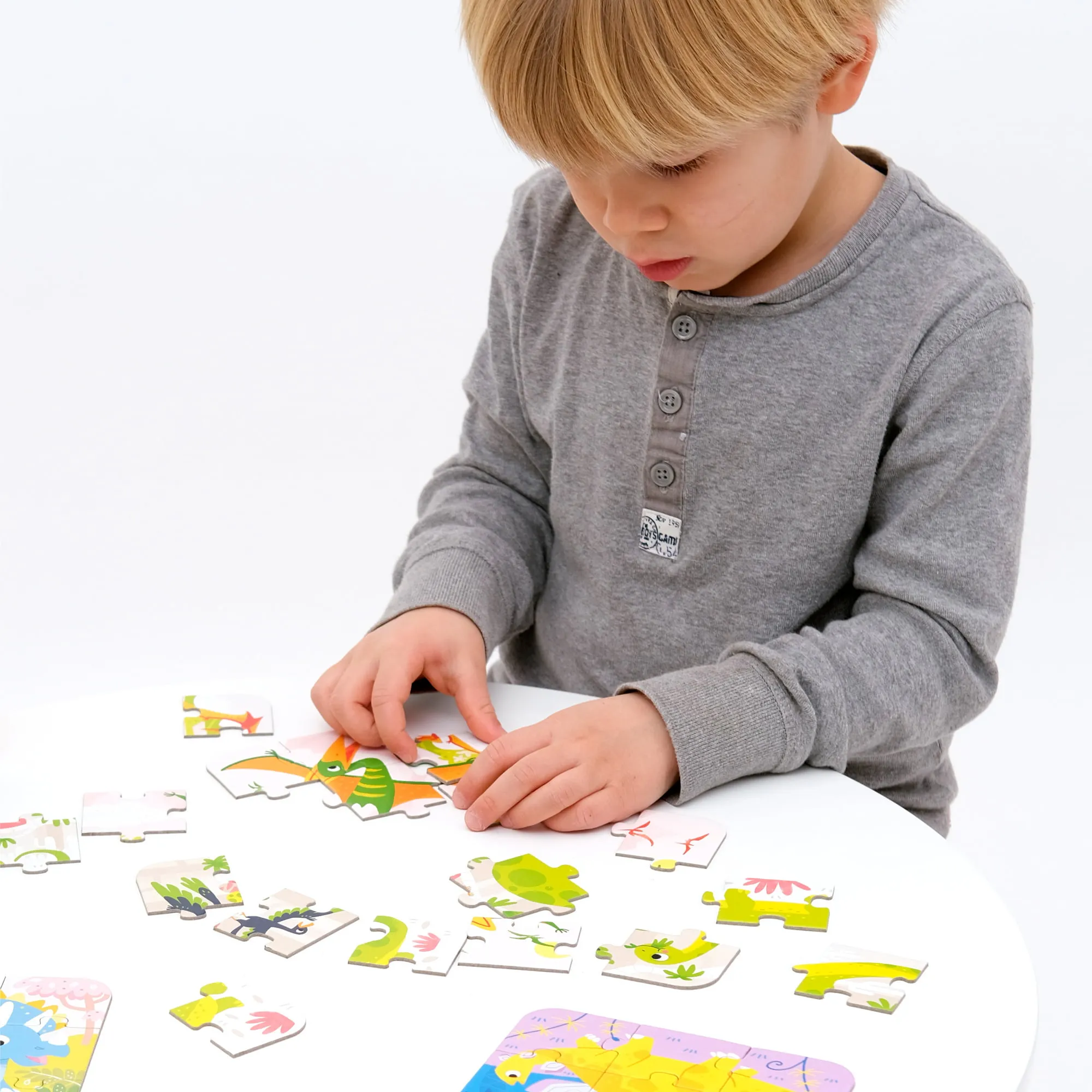 Puzzles Portáteis Dinossauros